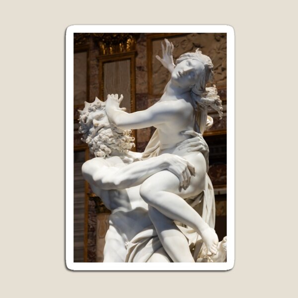 Item preview, Rome, Italy - Borghese Gallery - The abduction of Proserpina, by Gian Lorenzo Bernini, 1622 - white Carrara marble statue designed and sold by Paolo Modena Photography    -   Fine Italian Art.