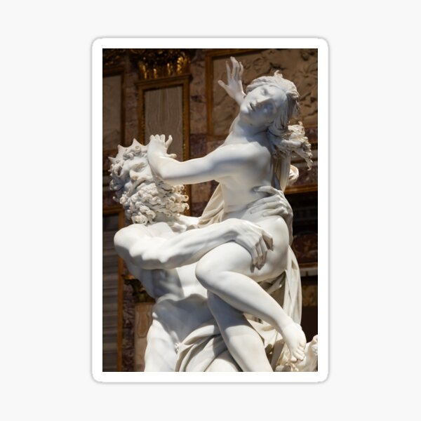 Artikel-Vorschau von Rom, Italien – Galleria Borghese – Die Entführung der Proserpina von Gian Lorenzo Bernini, 1622 – Statue aus weißem Carrara-Marmor, designt und verkauft von Paolo Modena Photography    -   Fine Italian Art.