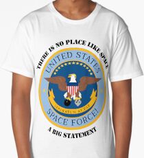 United States Space Force! Military Service Mark Long T-Shirt