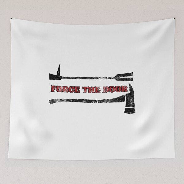 Item preview, firefighter helmet sticker designed and sold by Wordsmith-Wear.
