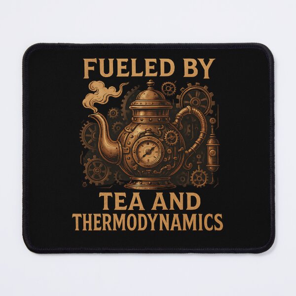 Item preview, Fueled by Tea and Thermodynamics designed and sold by Ambient Mind Design.