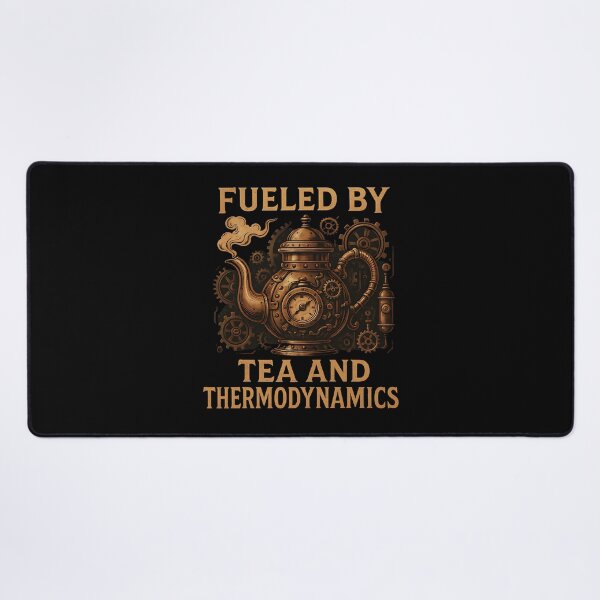 Item preview, Fueled by Tea and Thermodynamics designed and sold by Ambient Mind Design.