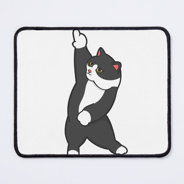 Item preview, Black and White Groovy Cat designed and sold by goal-getter.