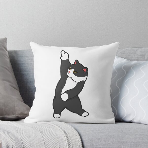 Item preview, Black and White Groovy Cat designed and sold by goal-getter.