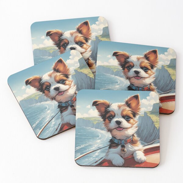 Item preview, Puppy sailing by the white cliffs of dover designed and sold by Colin Bentham.