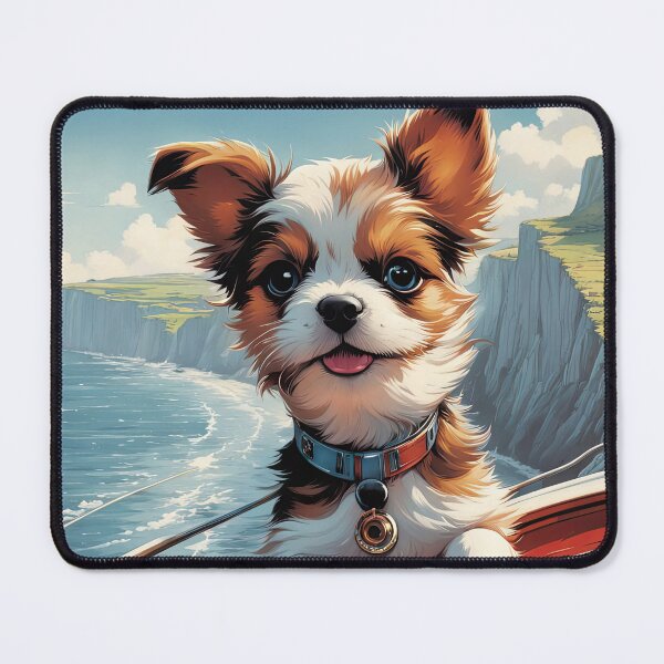 Item preview, Puppy sailing by the white cliffs of dover designed and sold by Colin Bentham.