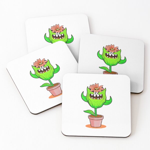 Item preview, Crazy Monster Flower in Pot – Funny Cartoon Plant Design designed and sold by PeteLawliiet.