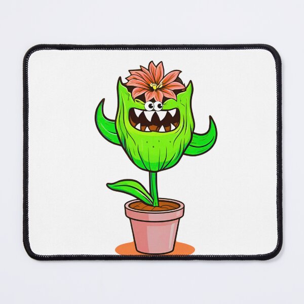Item preview, Crazy Monster Flower in Pot – Funny Cartoon Plant Design designed and sold by PeteLawliiet.