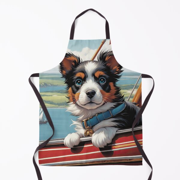 Item preview, Puppy sailing by the white cliffs of dover designed and sold by Colin Bentham.
