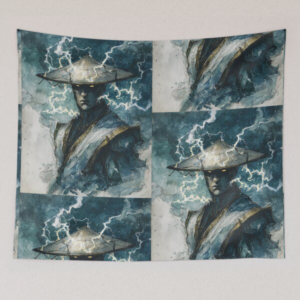 Item preview, Elder God Raiden Mortal Kombat designed and sold by bapupa.