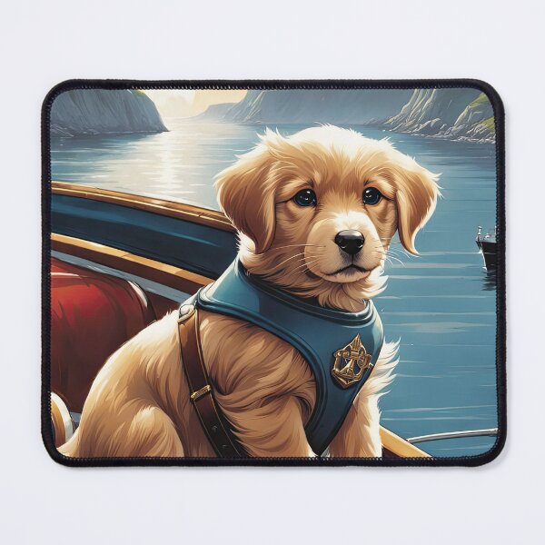 Item preview, Puppy sailing by the white cliffs of dover designed and sold by Colin Bentham.