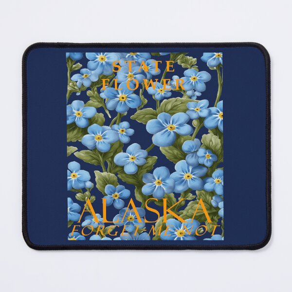 Item preview, Alaska Territory Flower Artistic Forget-Me-Not designed and sold by taiche.