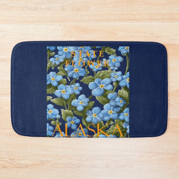 Item preview, Alaska Territory Flower Artistic Forget-Me-Not designed and sold by taiche.