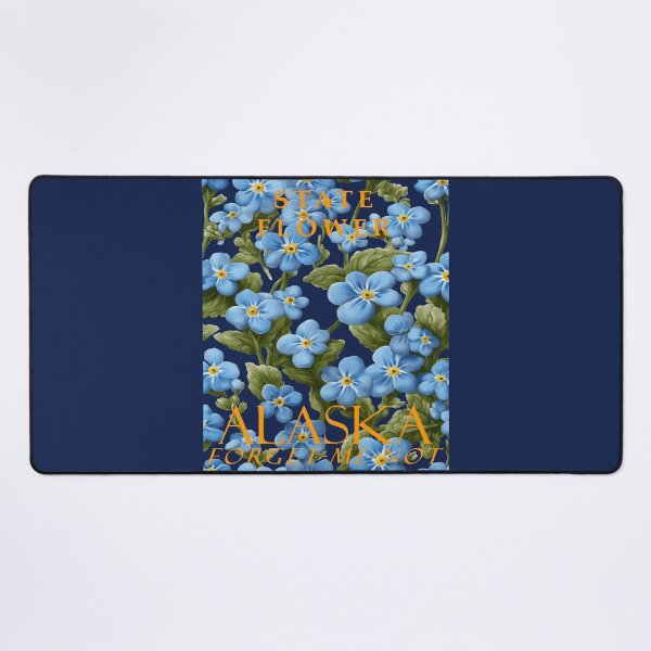 Item preview, Alaska Territory Flower Artistic Forget-Me-Not designed and sold by taiche.