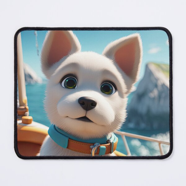 Item preview, Puppy sailing by the white cliffs of dover designed and sold by Colin Bentham.