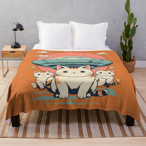 Item preview, Kawaii Alien Cats – UFO Meets Cute in Japanese Aesthetic designed and sold by Anno Meister.