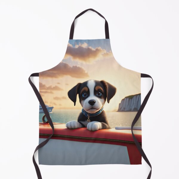 Item preview, Puppy sailing by the white cliffs of dover designed and sold by Colin Bentham.