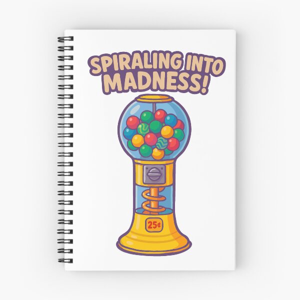 Item preview, 25 Cent Capsule Machine Anime Chibi Style " Spiraling Into Madness!" Sticker designed and sold by Fresh Oshi Pressed.