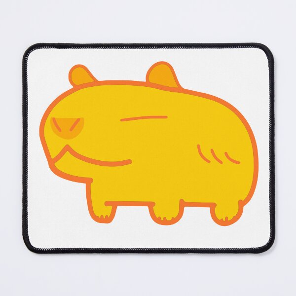 Artikelvorschau, Sonniges leuchtend gelbes Sommer-Capybara entworfen und verkauft von MiscibilityArt.