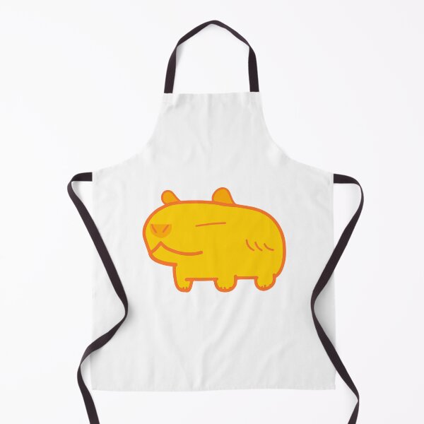 Item preview, Sunny Bright Yellow Summer Capybara designed and sold by MiscibilityArt.