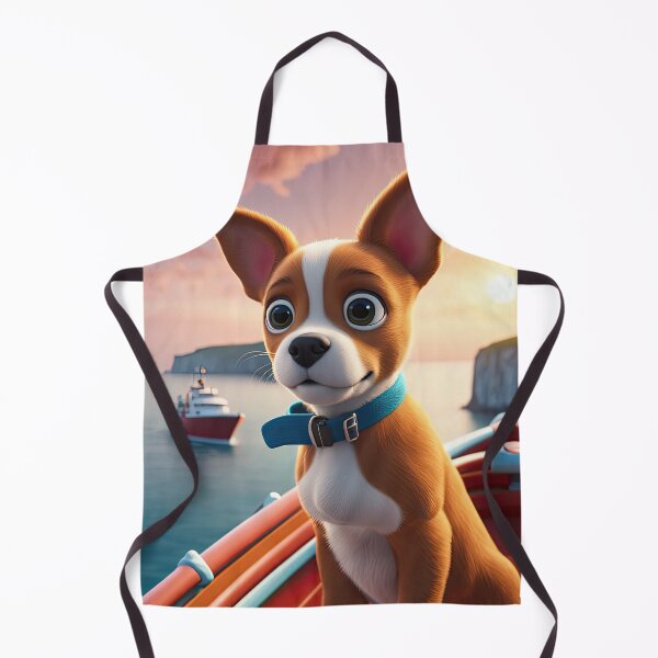 Item preview, Puppy sailing by the white cliffs of dover designed and sold by Colin Bentham.