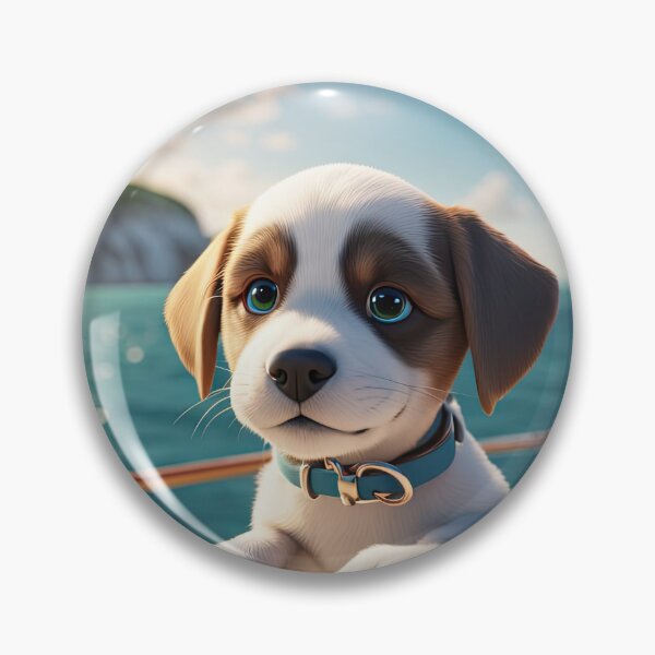 Item preview, Puppy sailing by the white cliffs of dover designed and sold by Colin Bentham.