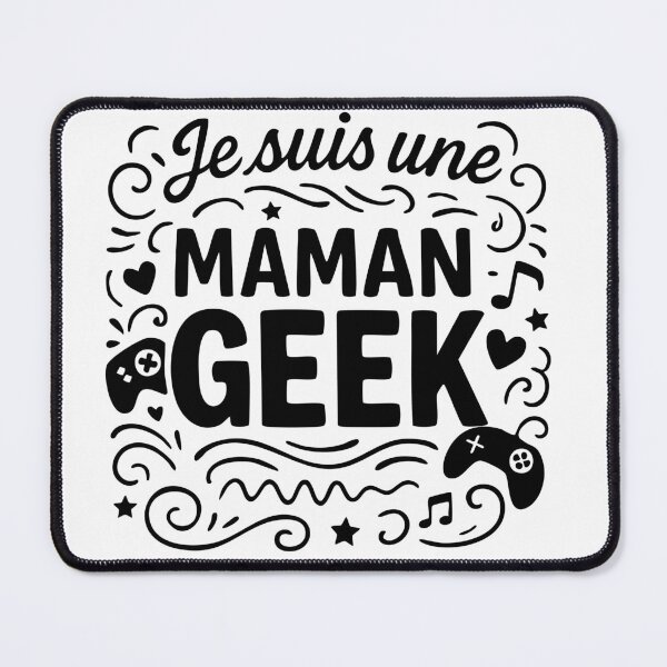 Aperçu de l'œuvre Maman Geek créée et vendue par DigiKoncept.