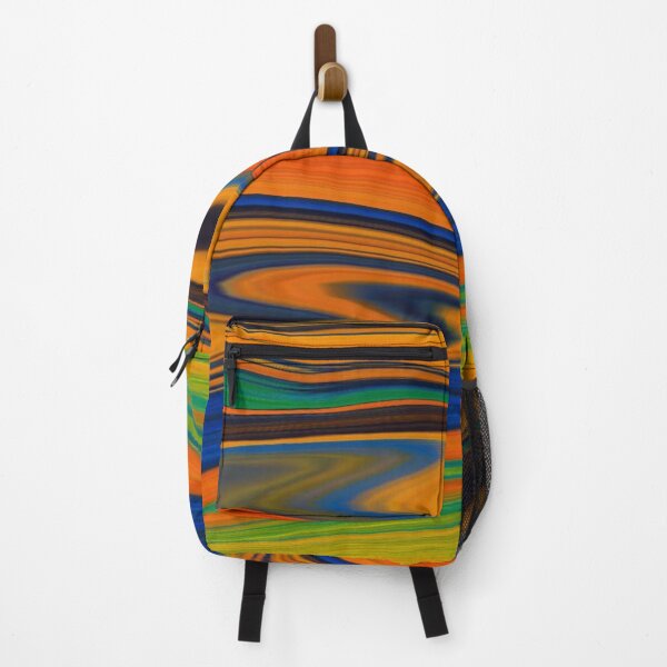 Item preview, Colorful abstract wave landscape designed and sold by Sigtrix.