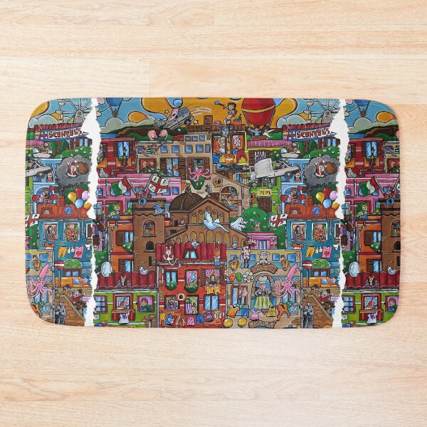 Item preview, Cagliari Lifestyle: A Wacky Day in Cagliari designed and sold by Arte Cartoon From TagTeam Group.