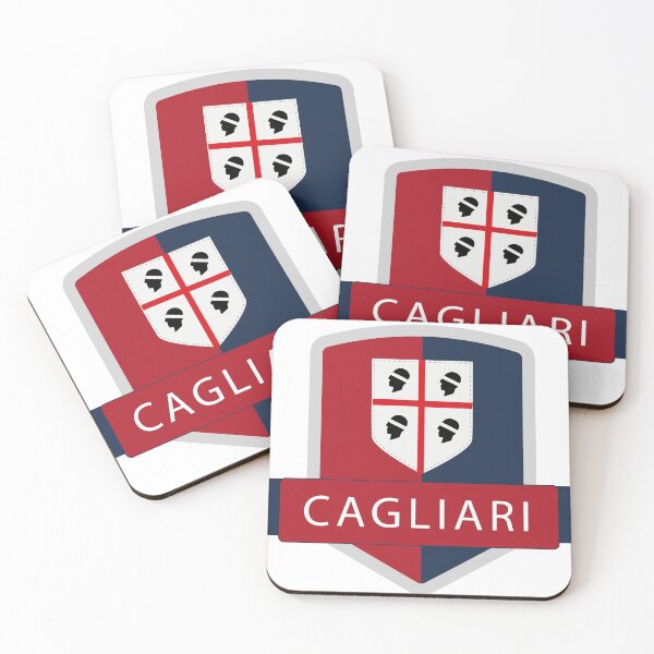 Item preview, Cagliari: Sardinian Pride - Modern Cagliari Emblem designed and sold by Arte Cartoon From TagTeam Group.