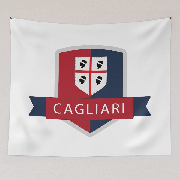 Item preview, Cagliari: Sardinian Pride - Modern Cagliari Emblem designed and sold by Arte Cartoon From TagTeam Group.
