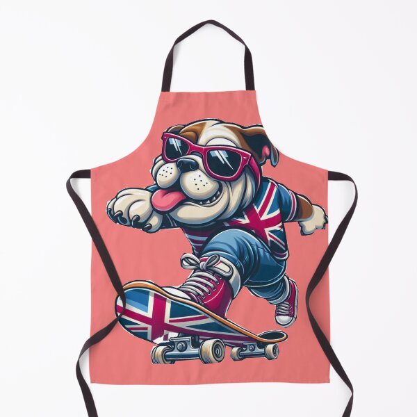 Item preview, Cool British Bulldog on Skateboard  designed and sold by martinspixs.