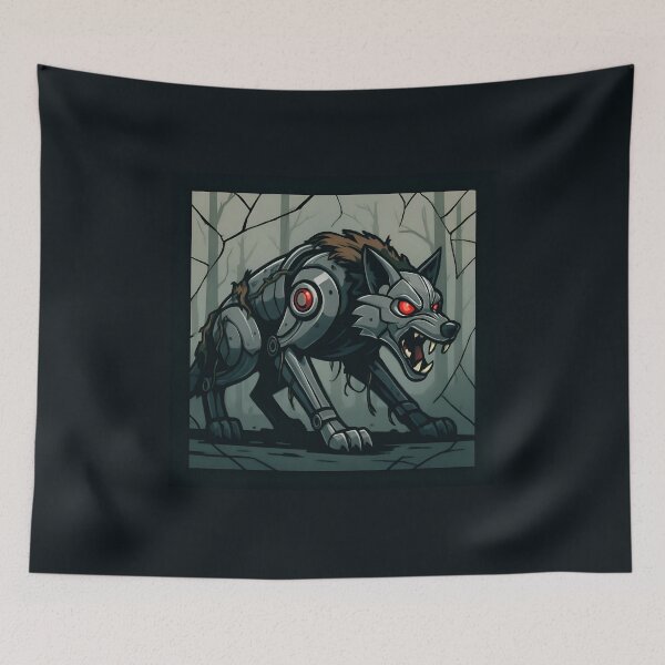 Item preview, Cybernetic Wolf - Futuristic Mecha Beast designed and sold by 良心創作.