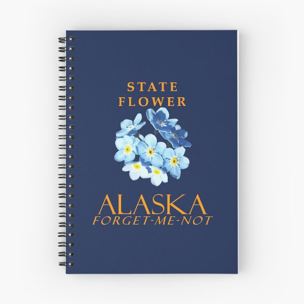 Item preview, Alaska Territory Flower Myosotis Forget-me-not designed and sold by taiche.