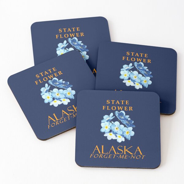 Item preview, Alaska Territory Flower Myosotis Forget-me-not designed and sold by taiche.