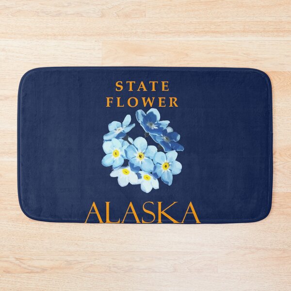Item preview, Alaska Territory Flower Myosotis Forget-me-not designed and sold by taiche.
