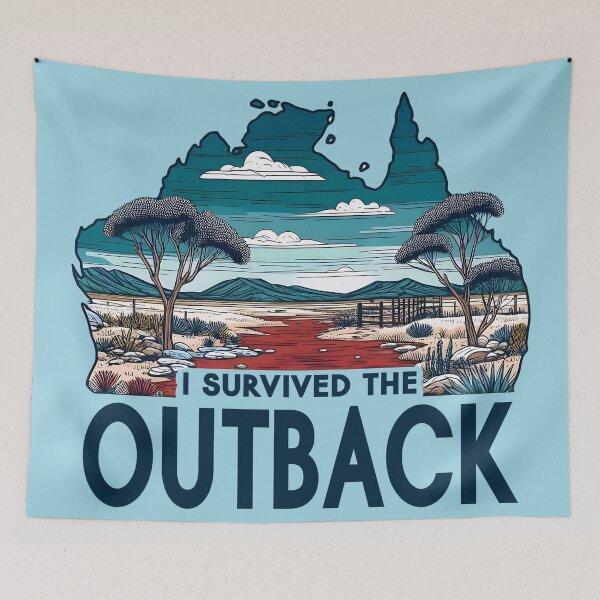 Item preview, I Survived The Outback  designed and sold by HowToCanadian.