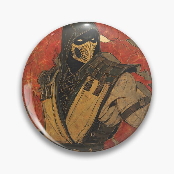 Item preview, Scorpion Mortal Kombat designed and sold by bapupa.