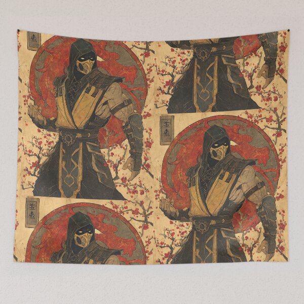 Item preview, Scorpion Mortal Kombat designed and sold by bapupa.