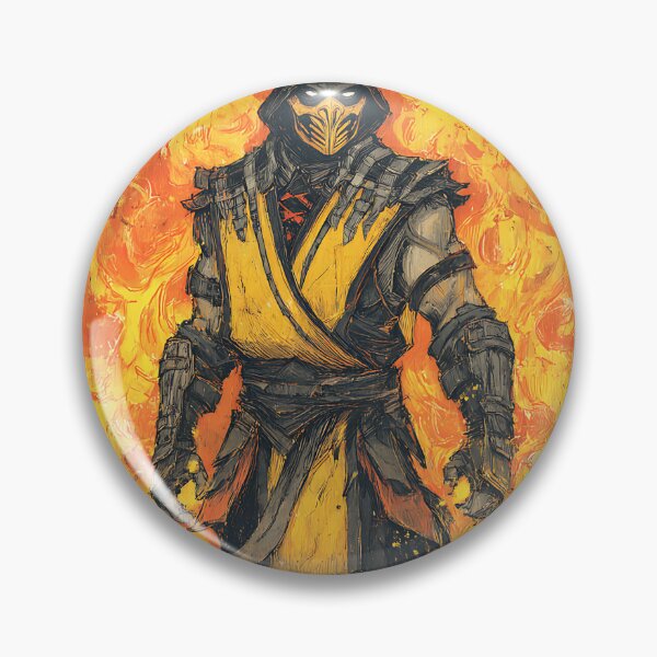 Item preview, Hellspawn Scorpion Mortal Kombat designed and sold by bapupa.