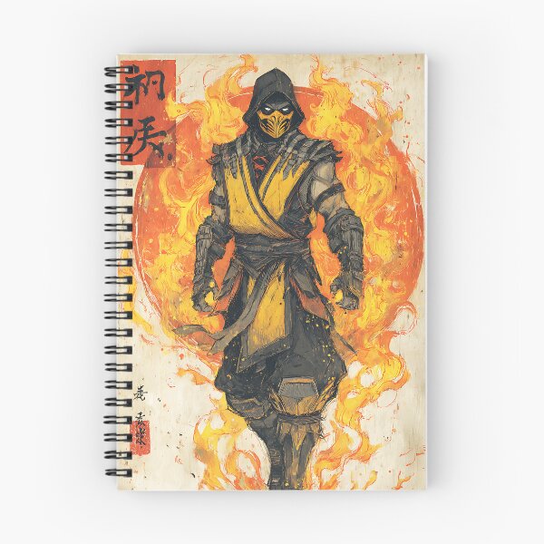 Item preview, Hellspawn Scorpion Mortal Kombat designed and sold by bapupa.