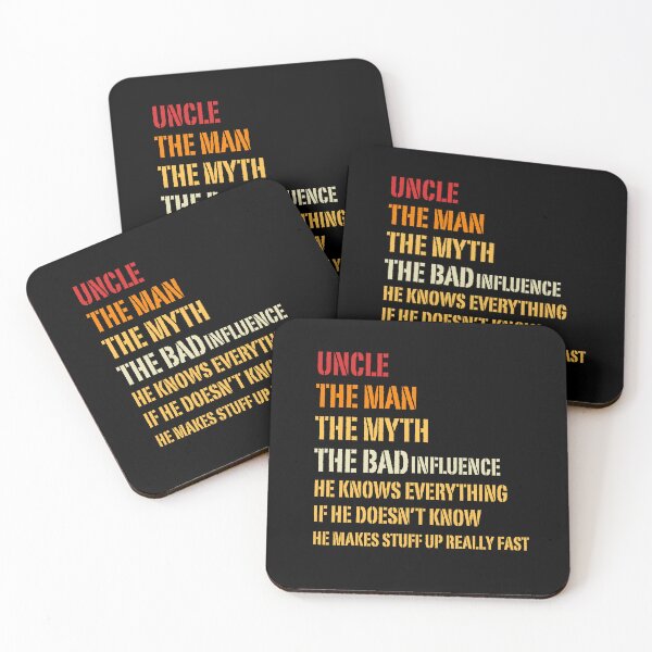 Item preview, Uncle The Man The Myth The Bad Influence He Knows Everything designed and sold by Guess4best.