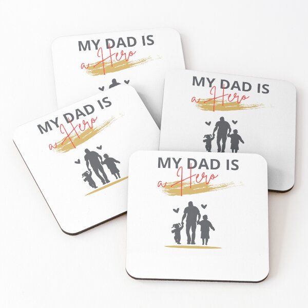 Item preview, My Dad Is My Hero | Father's Day Tribute T-Shirt designed and sold by SKStyle.
