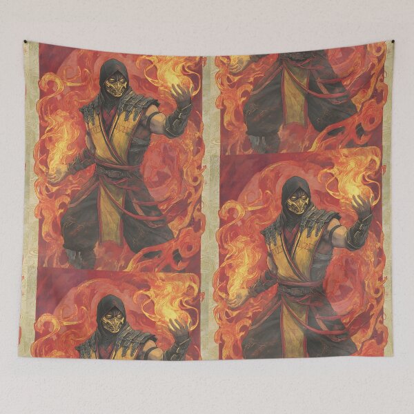 Item preview, Get Over Here Scorpion Mortal Kombat designed and sold by bapupa.