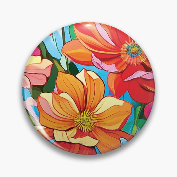 Item preview, Pretty Colorful Flowers designed and sold by CharlottePlaceArt.
