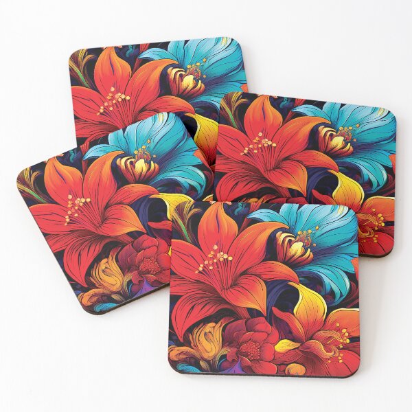 Item preview, Pretty Colorful Flowers designed and sold by CharlottePlaceArt.