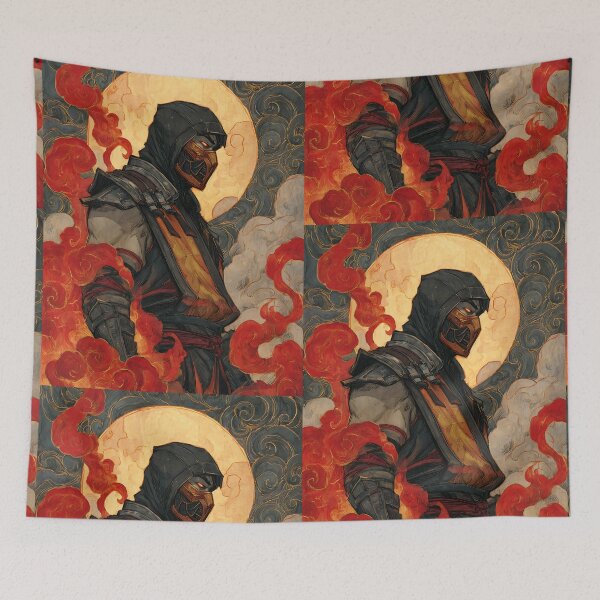 Item preview, Classic Ninja Scorpion Mortal Kombat designed and sold by bapupa.