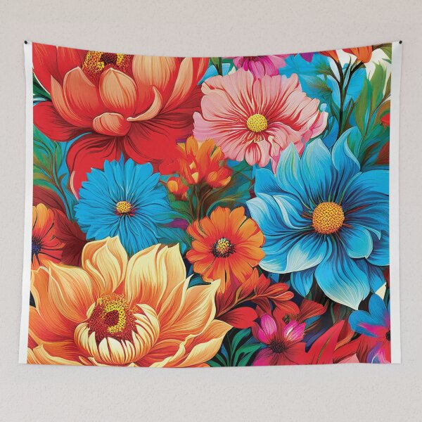 Item preview, Pretty Colorful Flowers designed and sold by CharlottePlaceArt.