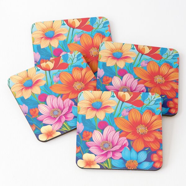 Item preview, Pretty Colorful Flowers designed and sold by CharlottePlaceArt.