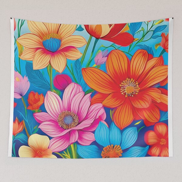 Item preview, Pretty Colorful Flowers designed and sold by CharlottePlaceArt.